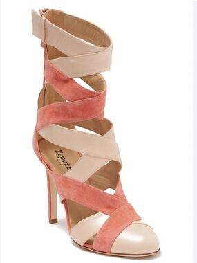 NEW Repetto Le Bondage De Carla Criss-Cross Leather Stiletto Heels EUC
